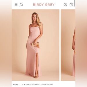 Birdy Grey bridesmaids dress. Dusty Rose. Style Ash. NWT